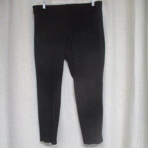 CHICOS black all stretch comfort fit pull on dress pants